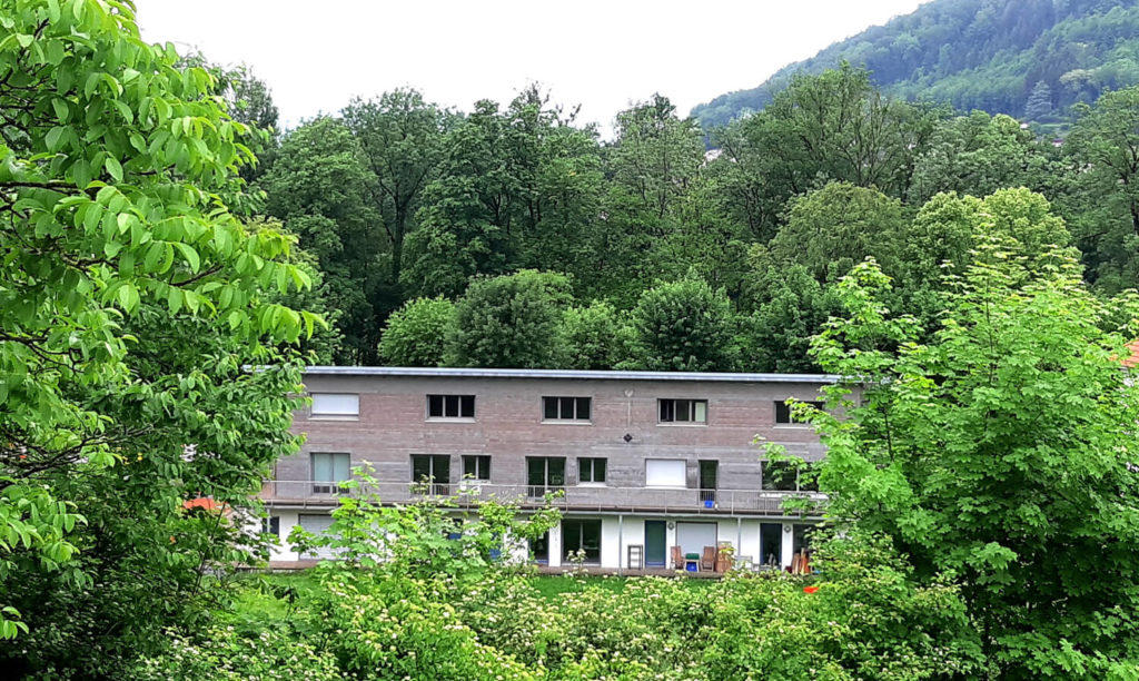 Blick auf das Atelier