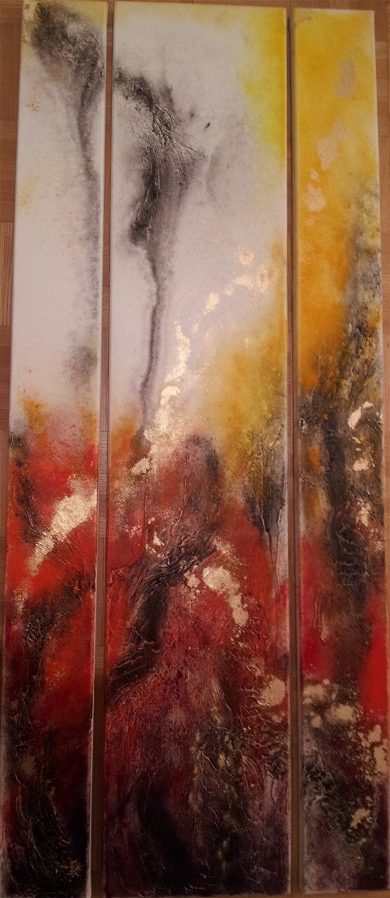 Abstrakt Acryl Triptichon_80_100_verkauft