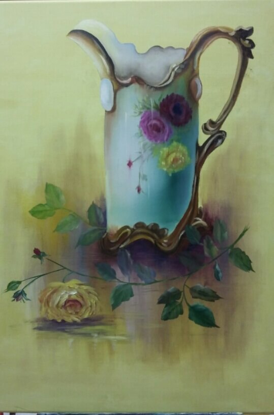 Chinesische Vase_Oel_50_60