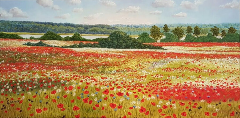 Mohnblumenfeld_Oel_30_50