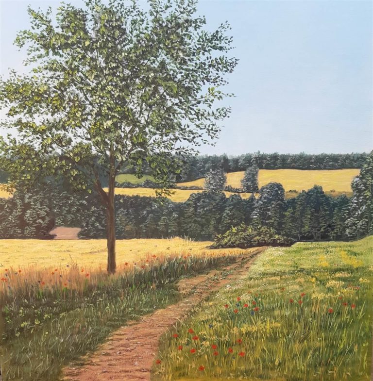 Sommerlandschaft_Oel_30_40