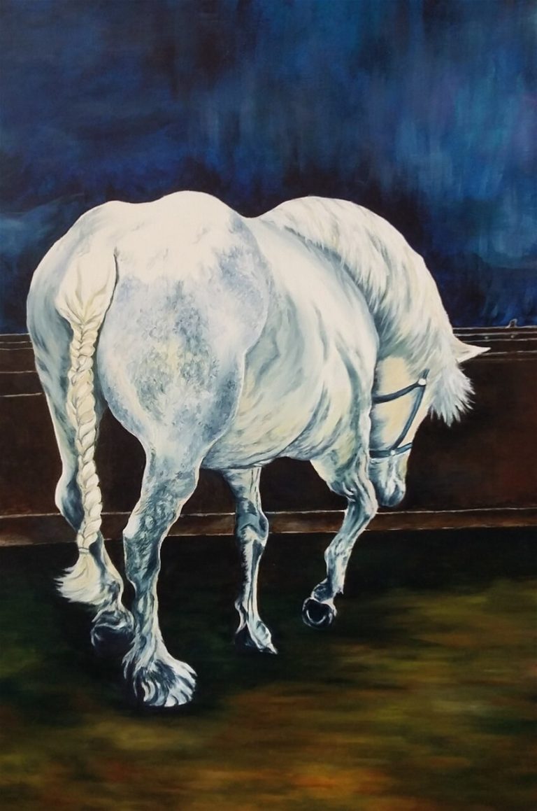 Vor dem Auftritt_Oel_50_60